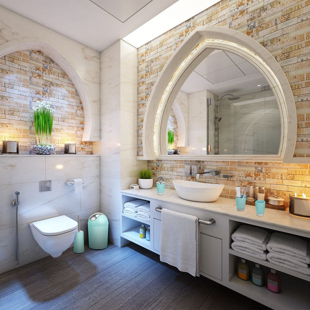 6 Pc Bathroom Accessories Set