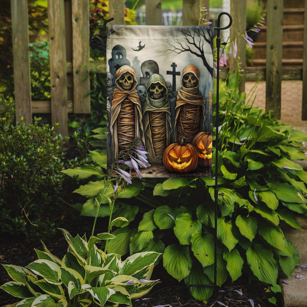 Spooky Halloween Mummies Flag Decorative Yard Flag