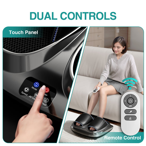 Shiatsu Foot Massager with Heat and Deep Kneading Therapy