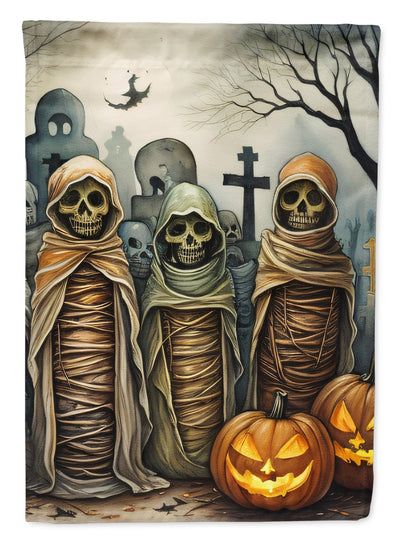 Spooky Halloween Mummies Flag Decorative Yard Flag