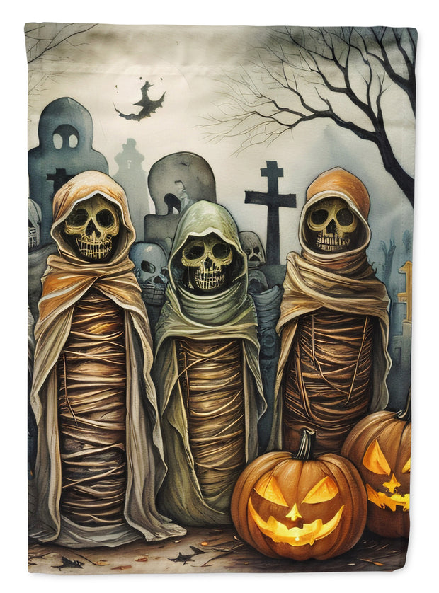 Spooky Halloween Mummies Flag Decorative Yard Flag