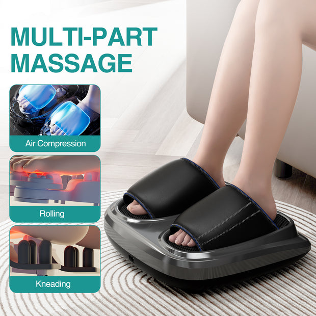 Shiatsu Foot Massager with Heat and Deep Kneading Therapy