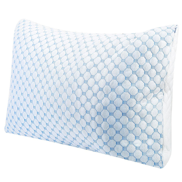 Cooling Memory Foam Pillows Set of 2 Queen Size or King Size