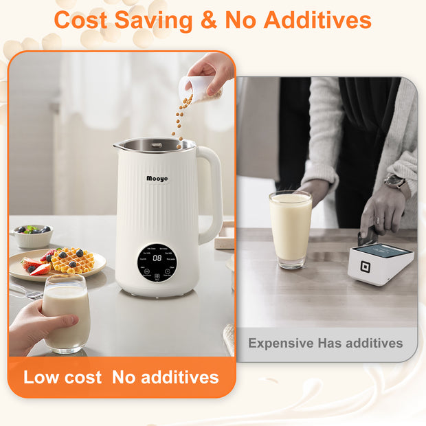 Mooye 35oz Nut Milk Maker Makes Plant-Based Dairy Free Beverages